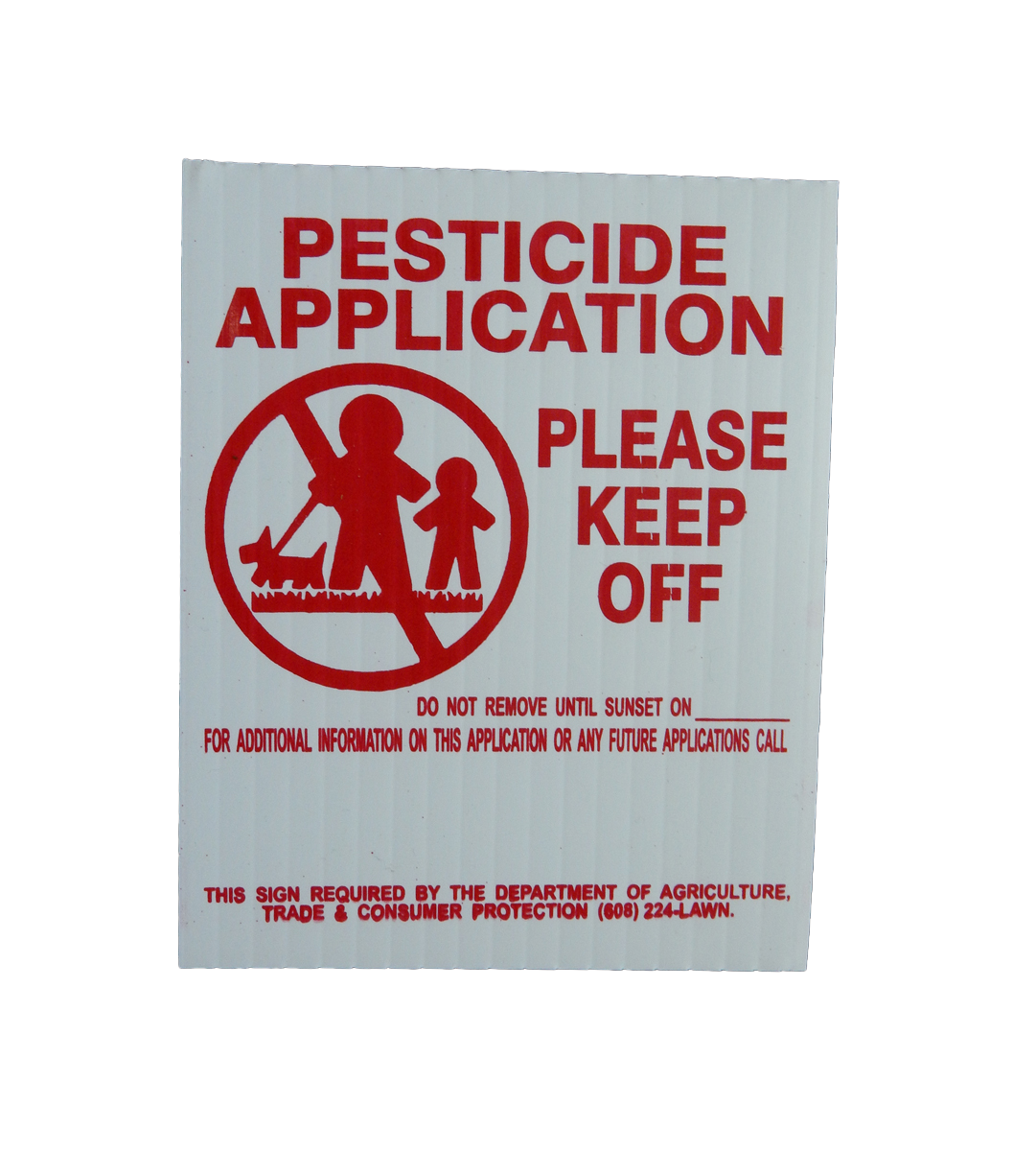 Pesticide Posting Flag WI 4